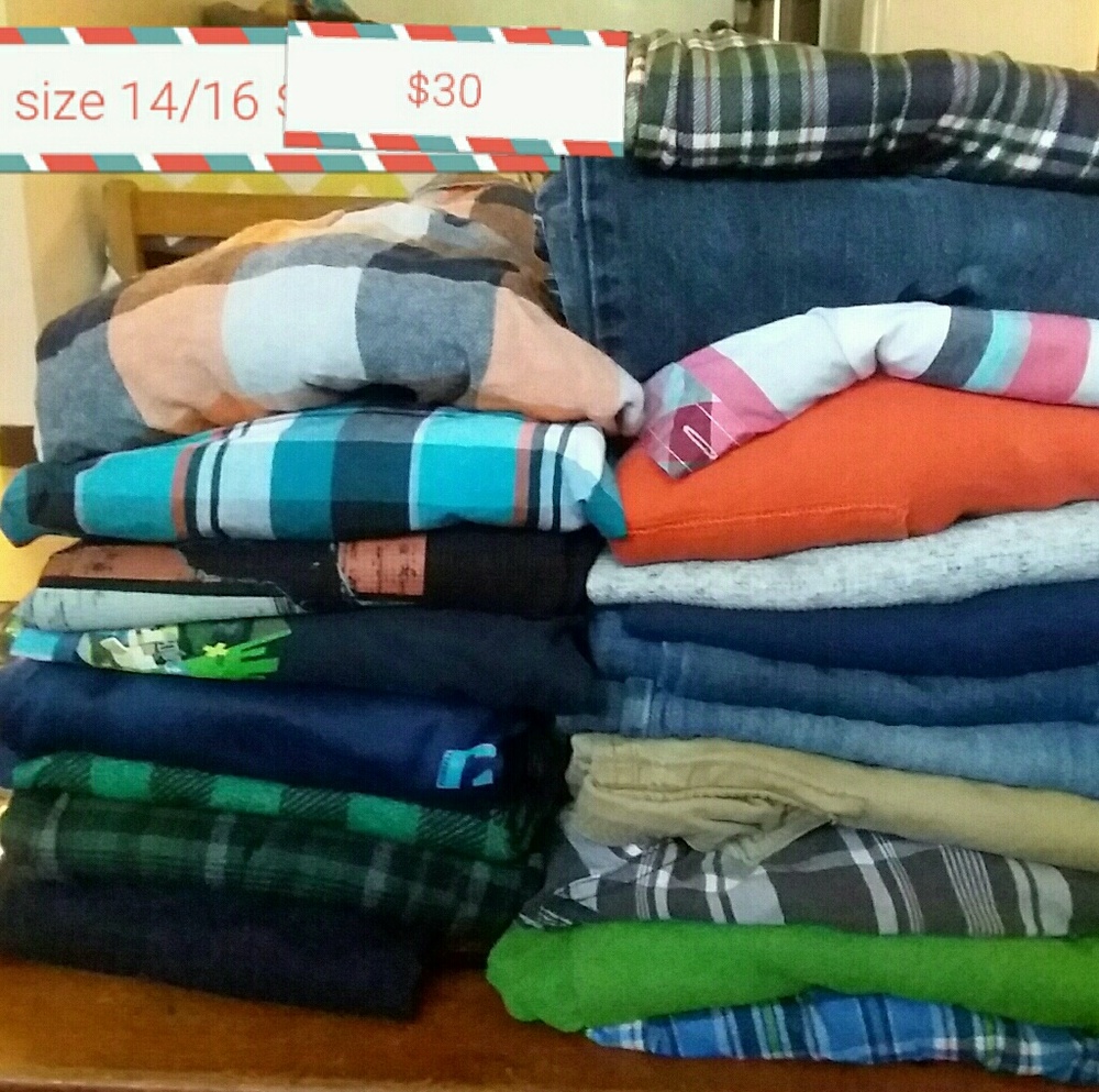 Boys 14/16 clothing lot